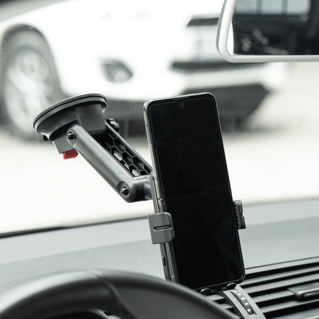 Support voiture téléphone FORCELL pour tableau de bord / pare-brise avec charge par induction 15W HS4
