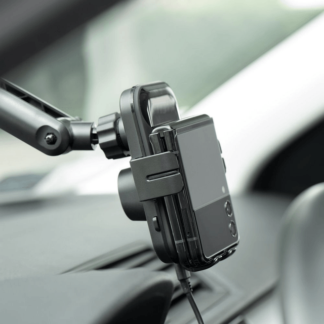Support voiture téléphone FORCELL pour tableau de bord / pare-brise avec charge par induction 15W HS4